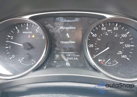 2015 Nissan Rogue Sv z USA, uszkodzony, nr VIN KNMAT2MT9FP518748